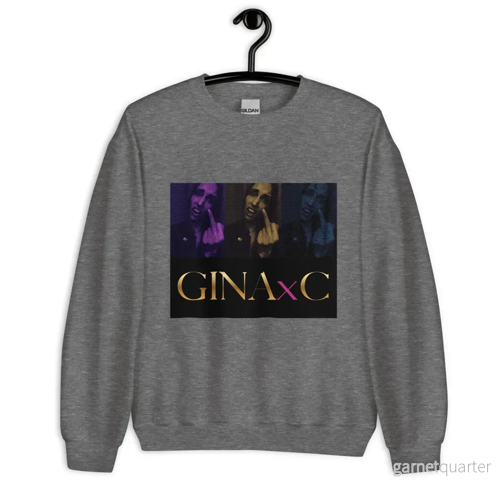 GINAxC - Attitude Color Pop (Triptych) - Unisex Sweatshirt - Bild 2