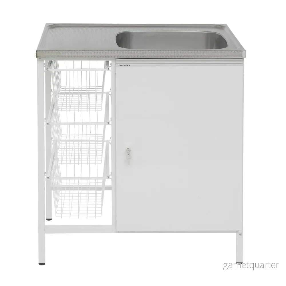 Contura Steel Tvättbänk CAB 8 Vit - Bild 2