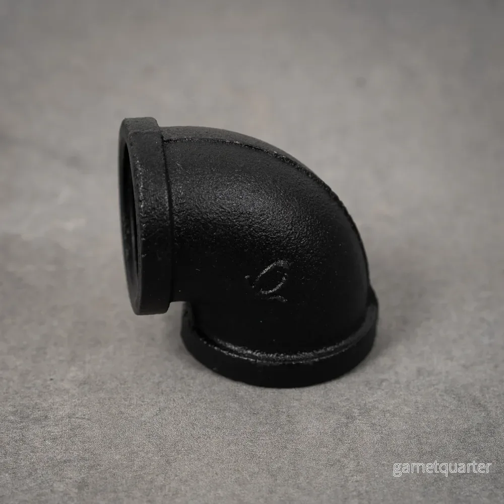 Rörböj 90° – 32 mm – Svartlackerad Rörböj 90° – 32 mm – Svartlackerad