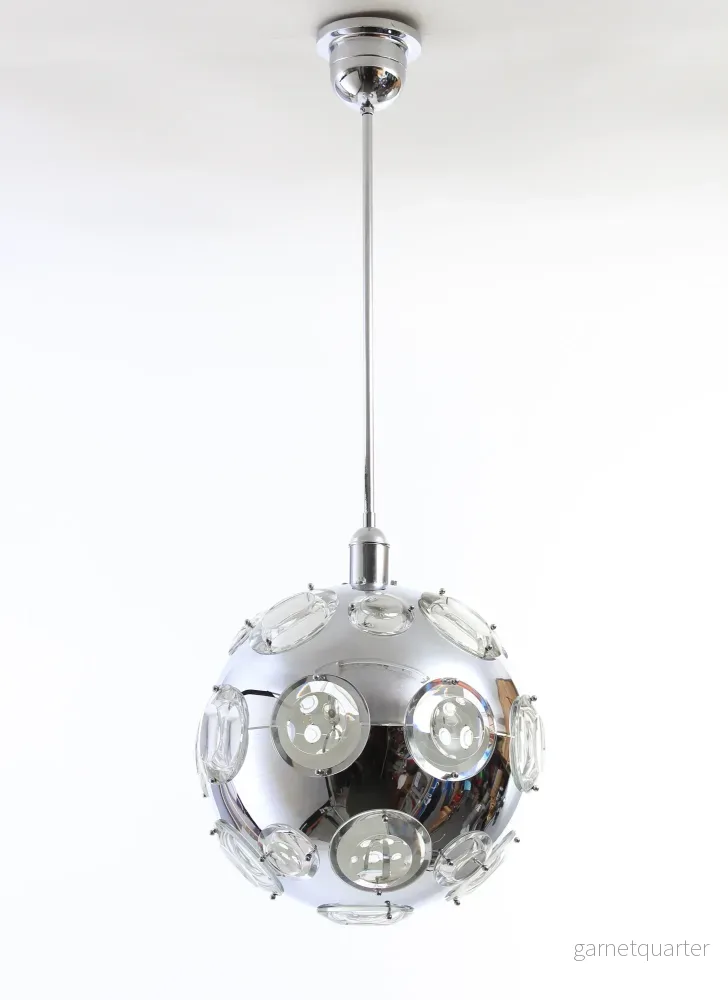Taklampa Oscar Torlasco Italien Space Age 1960-tal Nr A266 Taklampa Oscar Torlasco Italien Space Age 1960-tal Nr A266