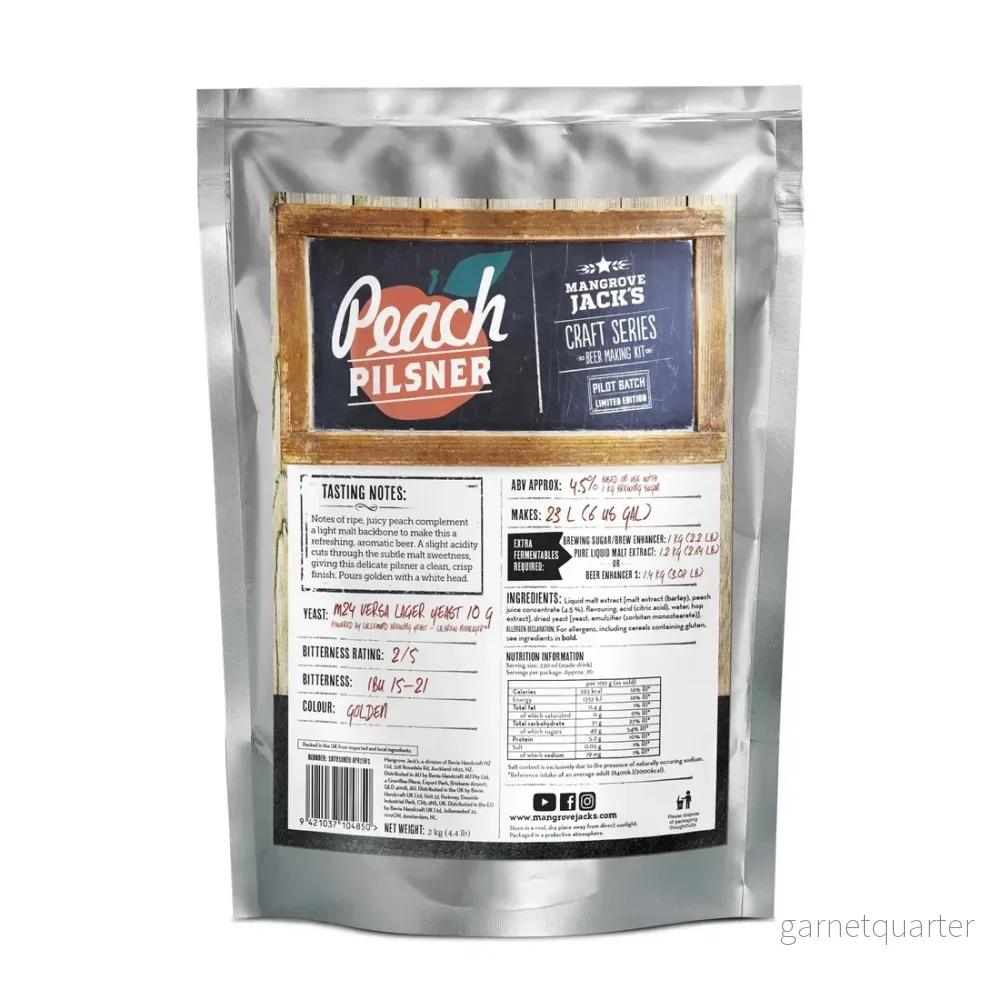 Craft Series Peach Pilsner (Limited Edition) ekstraktkit – 2kg Craft Series Peach Pilsner (Limited Edition) ekstraktkit – 2kg