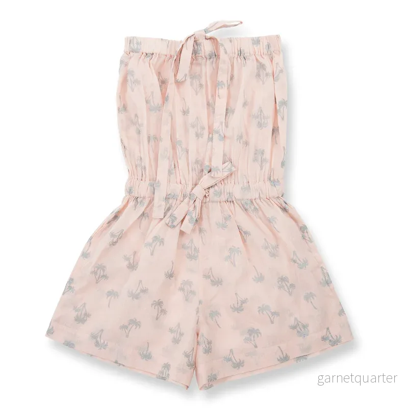 How to Kiss-a Frog Jenni Jumpsuit Powder Palm ( Storlek 4 år )
