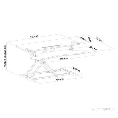 Neomounts höjdjusterbar bildskärmsförhöjare - Bild 3