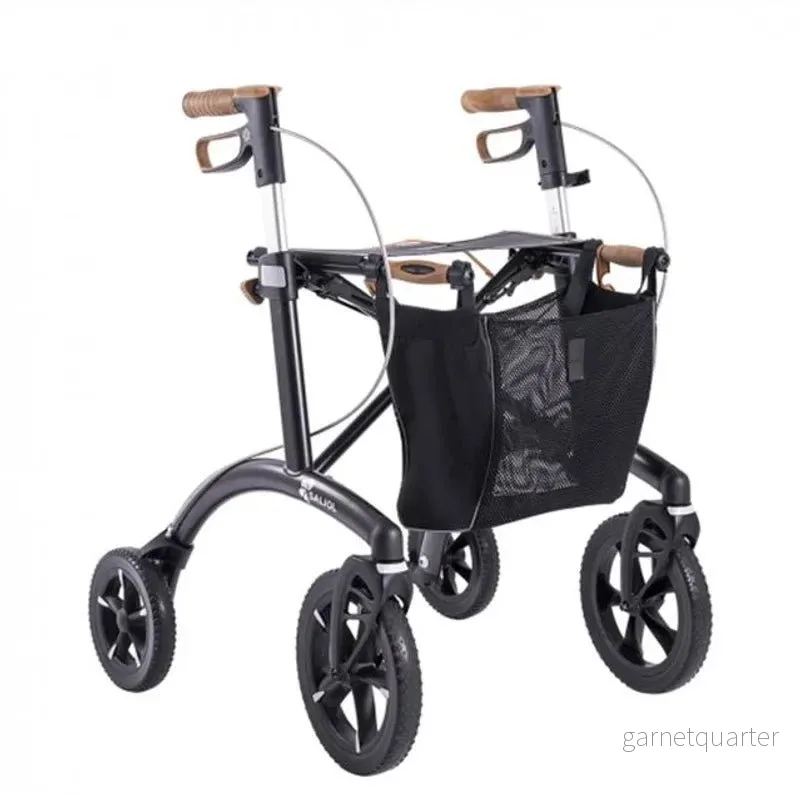 Saljol Aluminium-rollator – Letvægtsrollator i høj kvalitet med fantastiske detaljer (6,4 kg) Saljol Aluminium-rollator – Letvægtsrollator i høj kvalitet med fantastiske detaljer (6,4 kg)