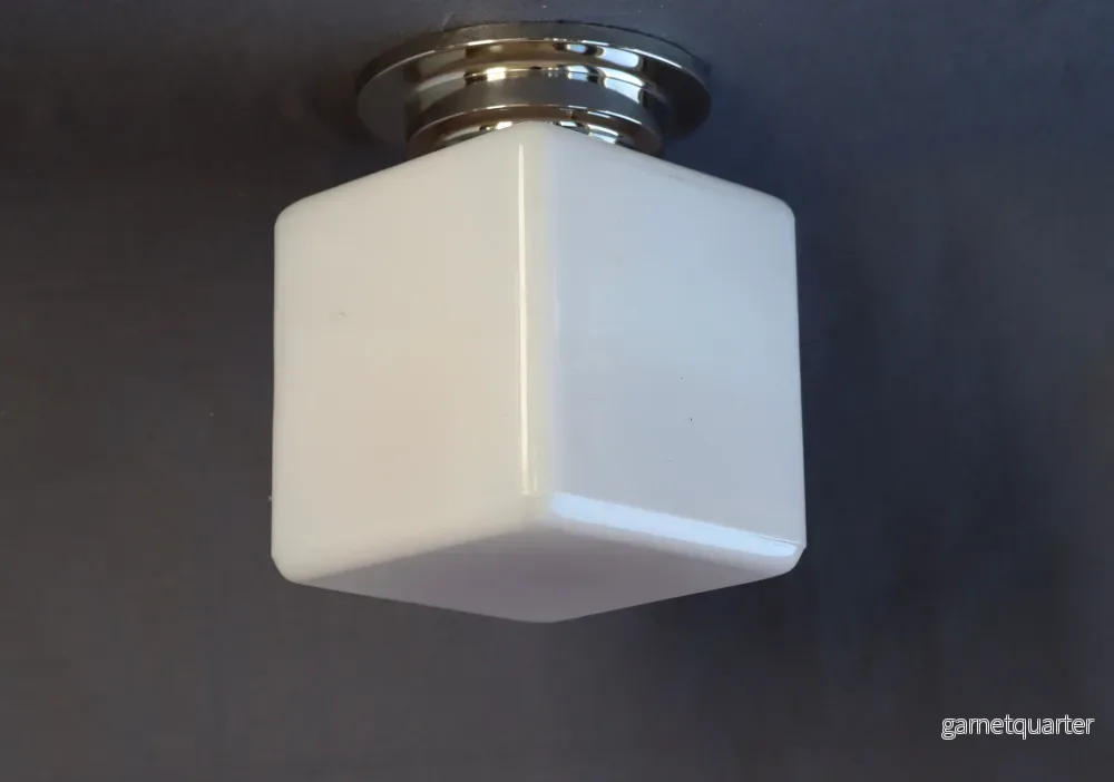 Taklampa Art Deco Kub 1930-tal Nr P200 Taklampa Art Deco Kub 1930-tal Nr P200