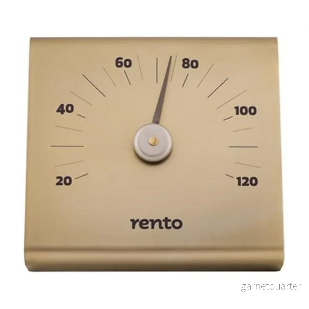 RENTO Bastutermometer Aluminium Champagne RENTO Bastutermometer Aluminium Champagne