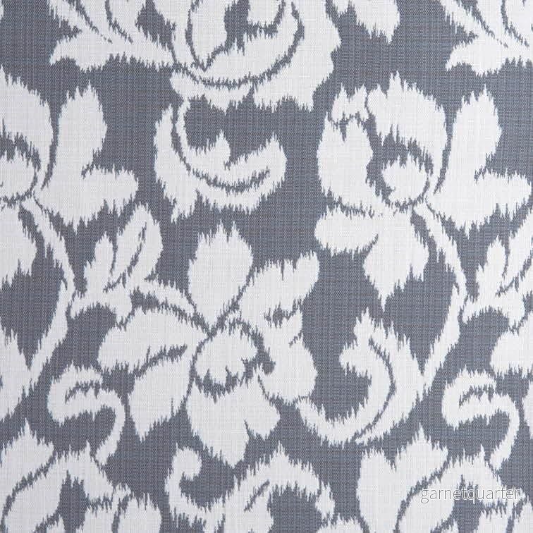 Sollerön Modul, Grå Ikat (vit blomma) Sollerön Modul, Grå Ikat (vit blomma)