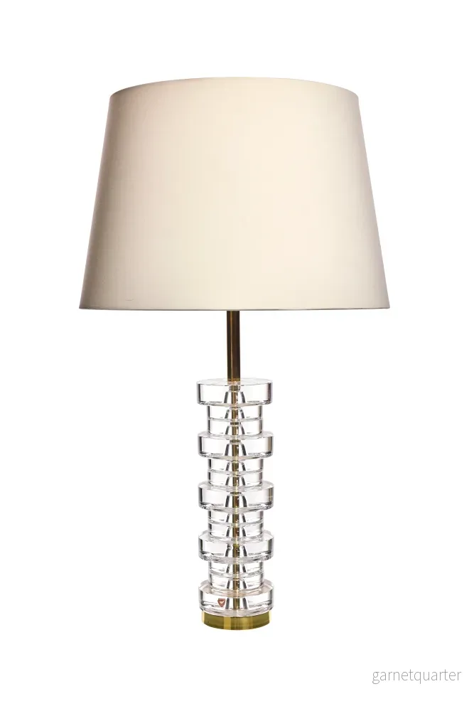 Stor bordslampa av Carl Fagerlund för Orrefors, 60tal