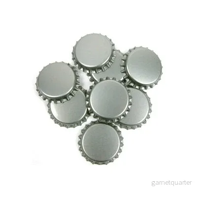 Kapsyler 26mm silver, 10000 st. Kapsyler 26mm silver, 10000 st.