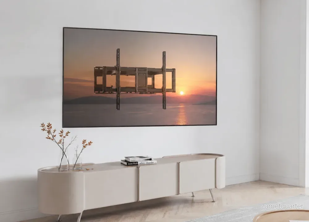 Wolff Mount | Kraftigt TV-fäste upp till 120 tum | 120 kg! | VESA 900 × 600 | 70 cm från väggen | 10 års garanti Wolff Mount | Kraftigt TV-fäste upp till 120 tum | 120 kg! | VESA 900 × 600 | 70 cm från väggen | 10 års garanti
