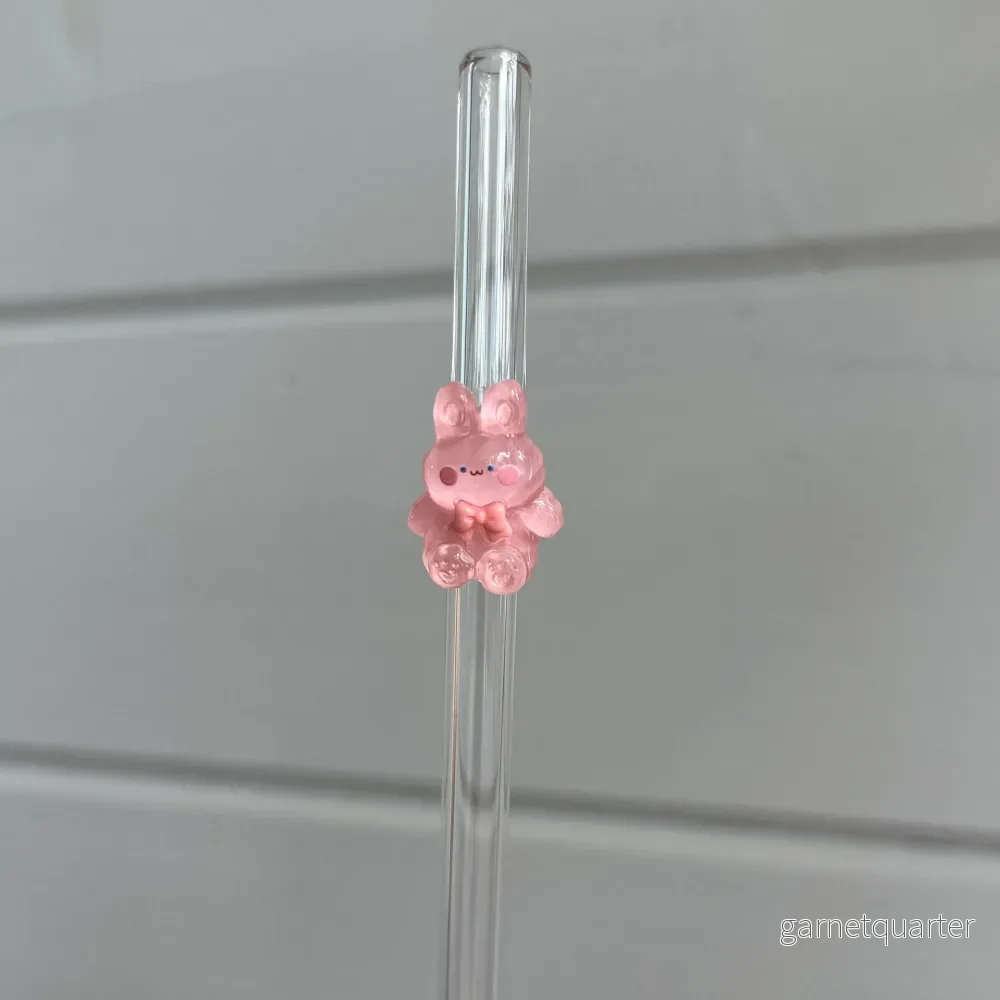 Glassugrör med figur - Bild 3