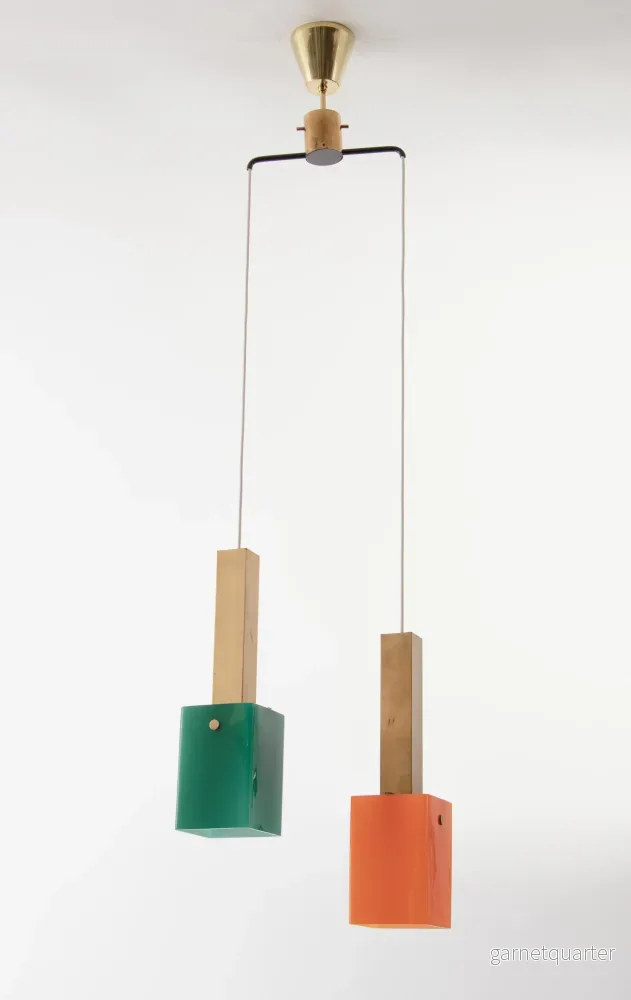 Stilnovo Milano Taklampa Italiensk 1960/70-tal Nr A494