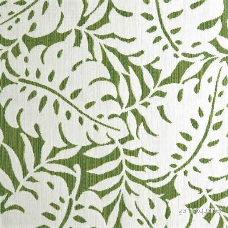 Ryggstödskudde i tålig dynväv 60x60cm, Grön Monstera (vita blad) Ryggstödskudde i tålig dynväv 60x60cm, Grön Monstera (vita blad)
