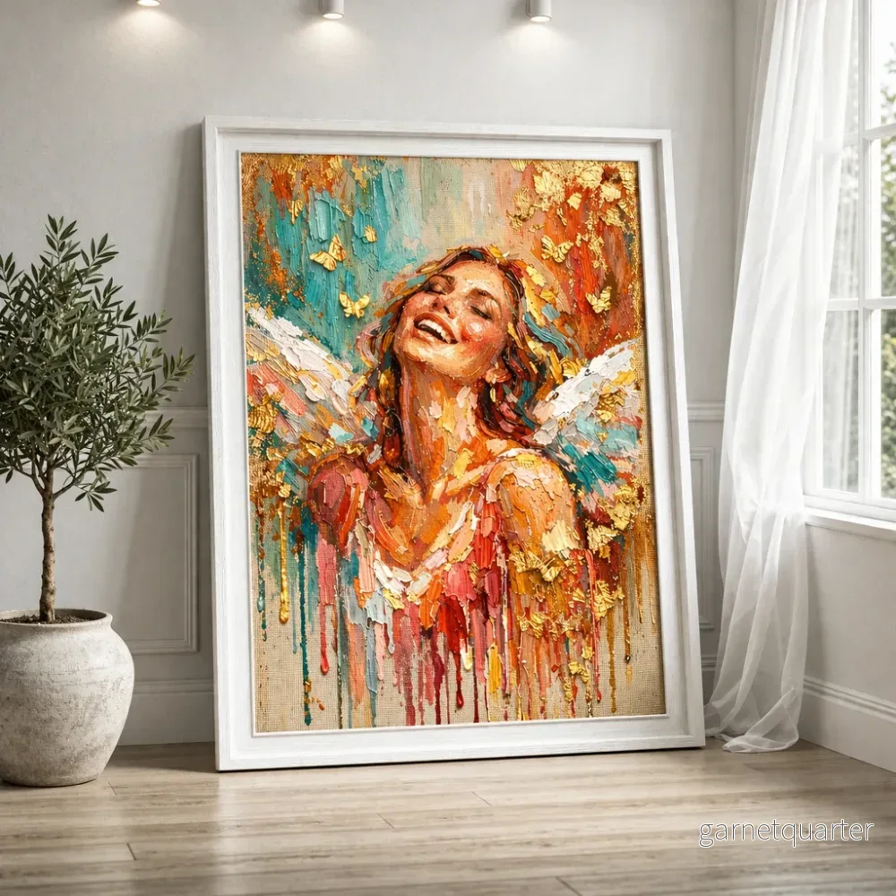 CELISTEA SIENNA – Unik canvas tavla i premium kvalitet – Färgstarkt konstmotiv | Celistea Atelier