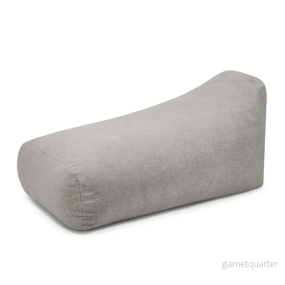 Fåtölj Sittsäck Snug Long 140 Teddy White Grey