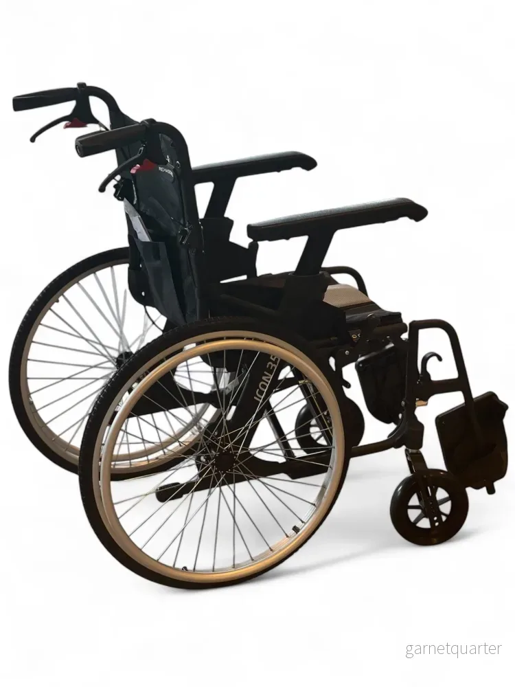 "ACTIVE ICON35" - ULTRA let rejse kørestol. Smart& foldbar. Kun 9 kg! - Bild 3