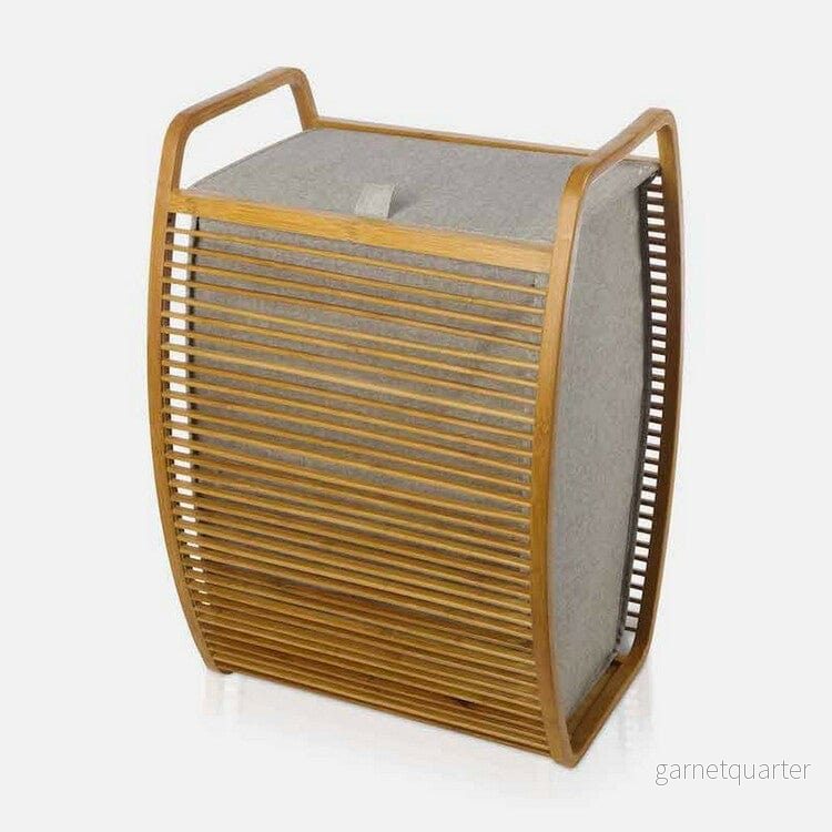 Möve Tvättkorg Bamboo Ribbad Möve Tvättkorg Bamboo Ribbad