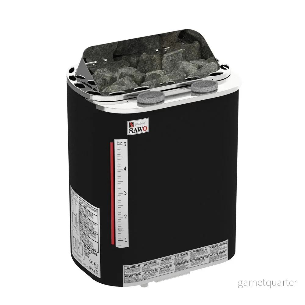 SAWO Elektriskt Bastuaggregat Fiberbelagd Combi Scandia NS med ånggenerator 3P-1P