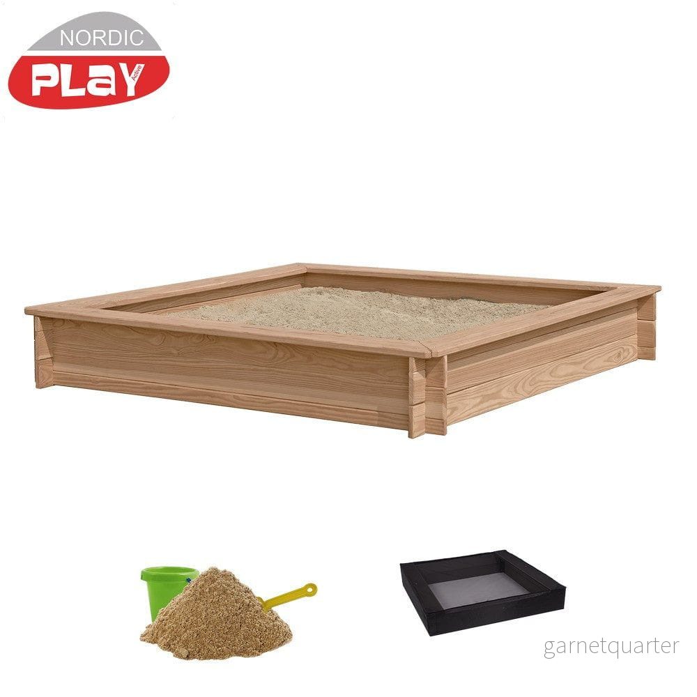 Nordic Play Sandlåda Lärkträ