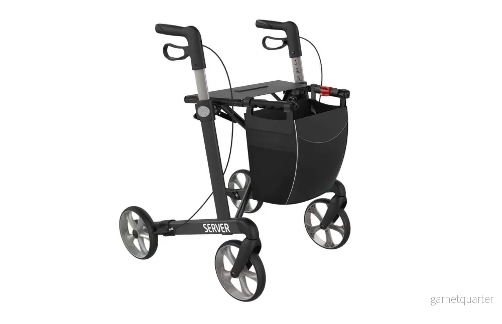 "SERVER" aluminiumrollator - smart, lätt och klassisk. 6 vackra färger - Bild 2