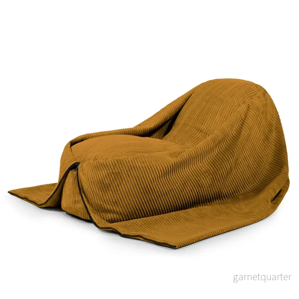 Sittsäck Cocoon 120 Waves Mustard