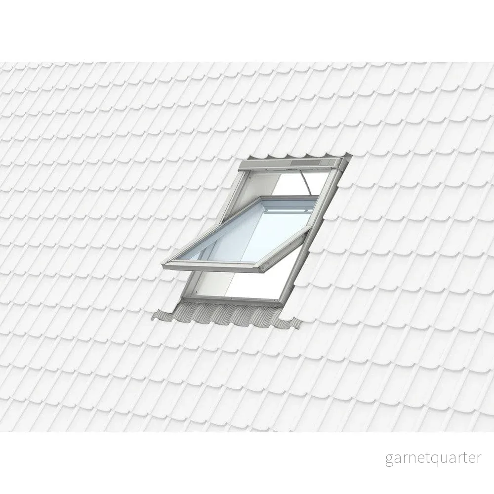 Velux Takfönster Pivåhängd Vitmålad Furu Integra Solar - Bild 3