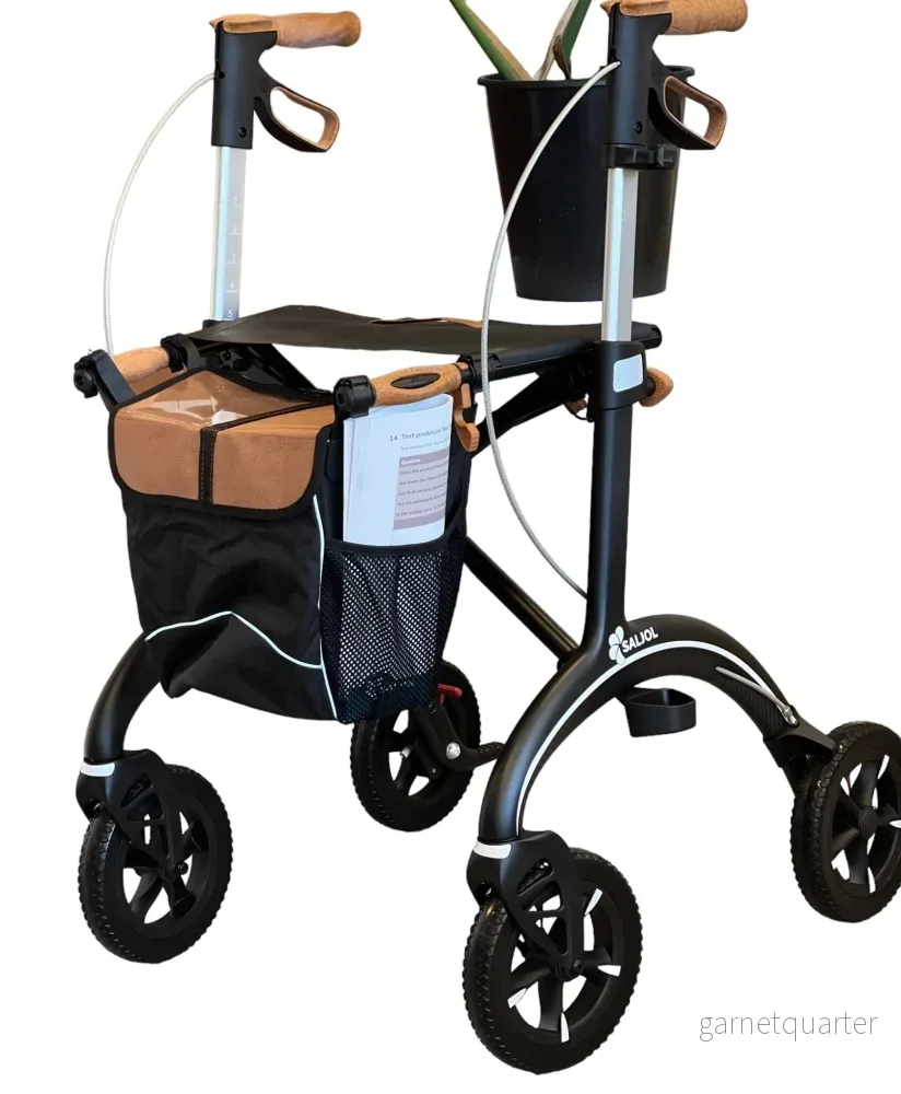 Lyx” kolfiberrollator – unik tysk design och ultralätt rollator.