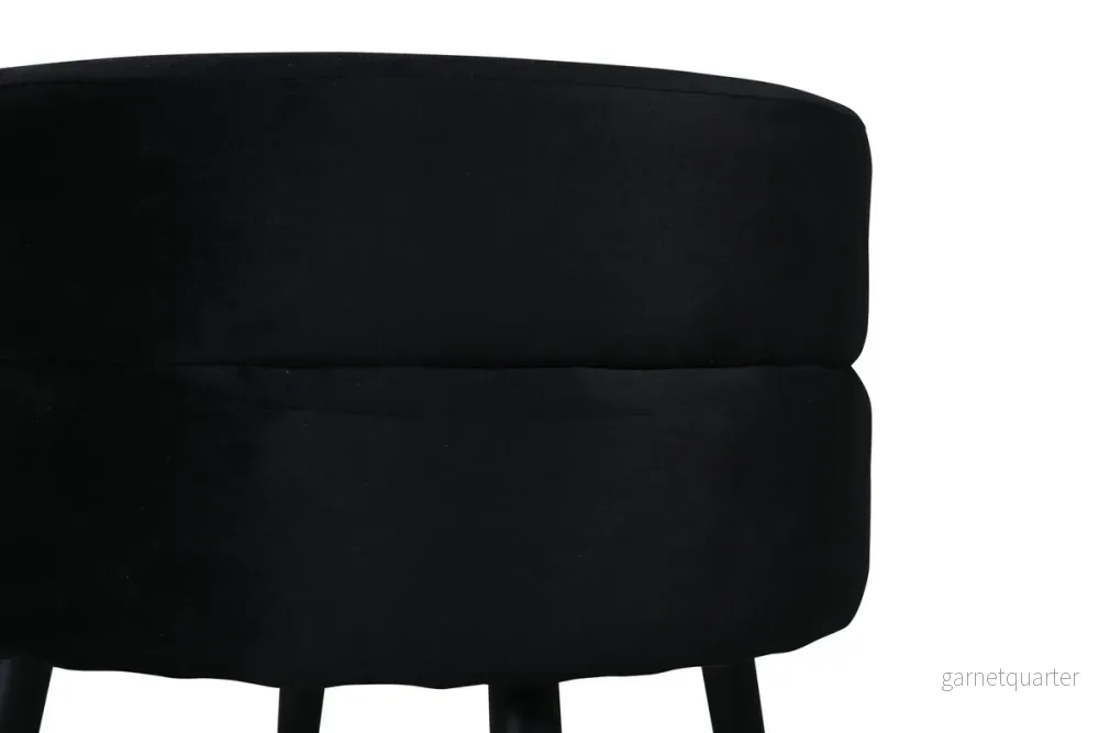 Pot puff/fotpall, svart - Bild 3