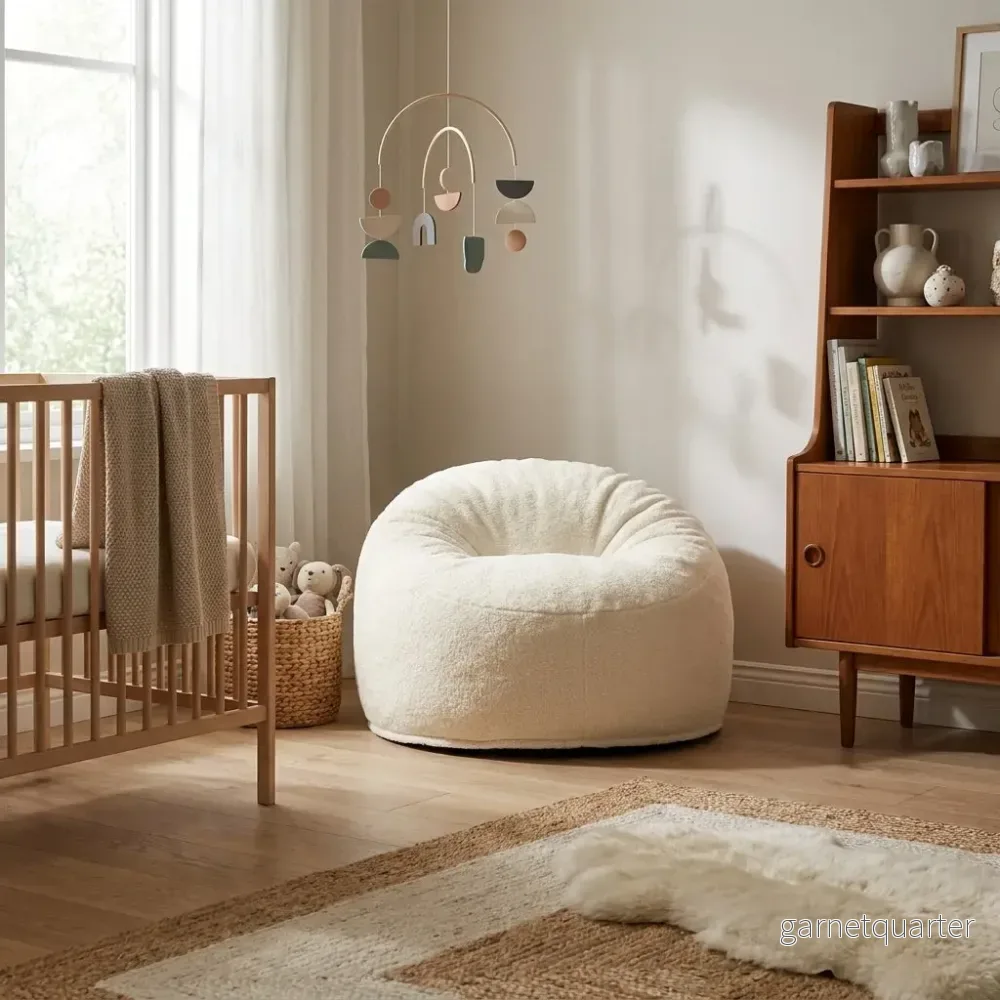 Barnfåtölj Sittsäck OM 85 Teddy Cream Barnfåtölj Sittsäck OM 85 Teddy Cream