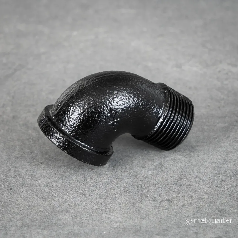 Rörböj 90° m/f – 26 mm – Svartlackerad Rörböj 90° m/f – 26 mm – Svartlackerad