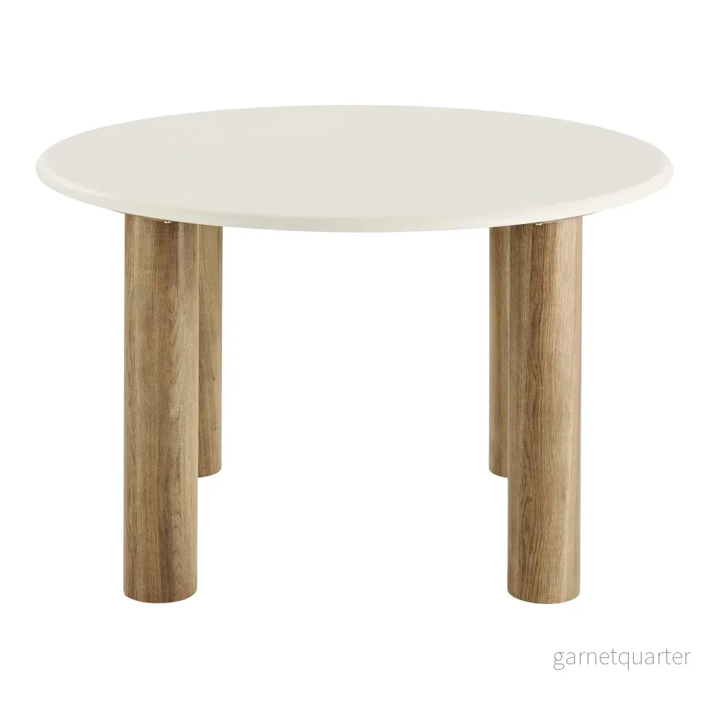 House Nordic Fondi runt matbord Ø120 cm – sand/brun - Bild 3