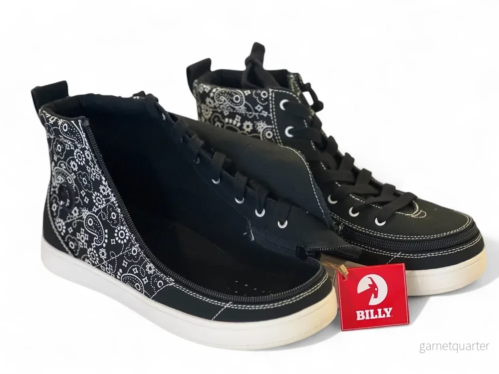 BILLY "Paisley – High Tops" damskor | Breda modell med dragkedja & ankelskydd - Bild 2