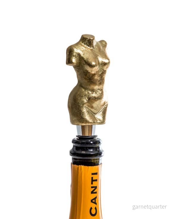 Flaskpropp – Antik Guld Kvinnlig Torso Flaskpropp – Antik Guld Kvinnlig Torso