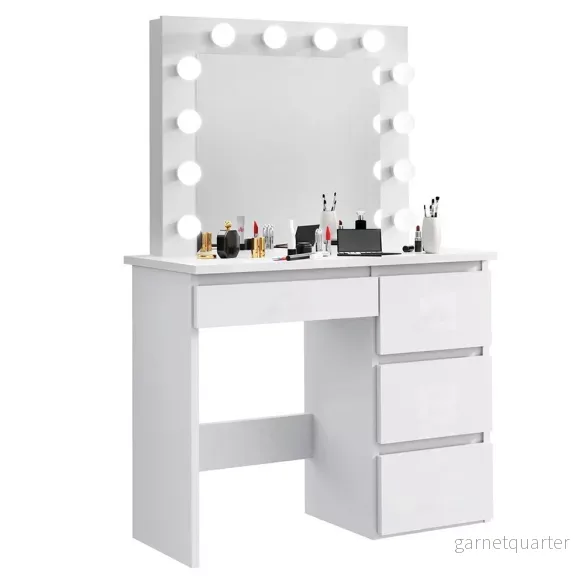 Sminkbord Barcelona Vit Outlet Sminkbord Barcelona Vit Outlet
