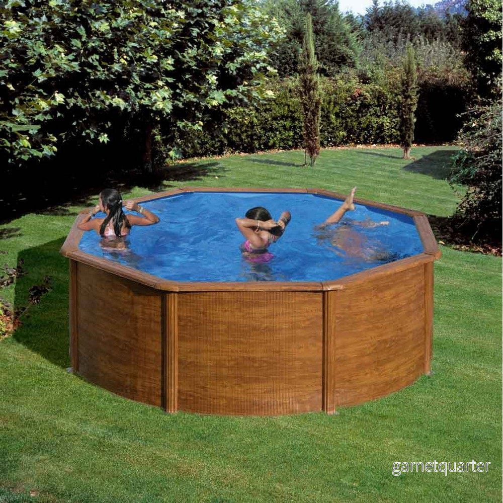 Planet Pool Poolset Trä Rund