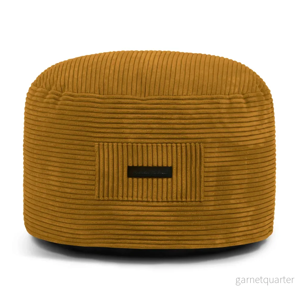 Footstool On 60 Waves Mustard