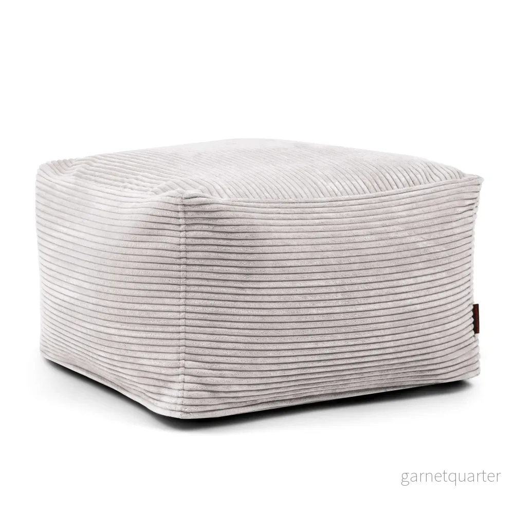 Sittpuff Softbox Waves White Grey
