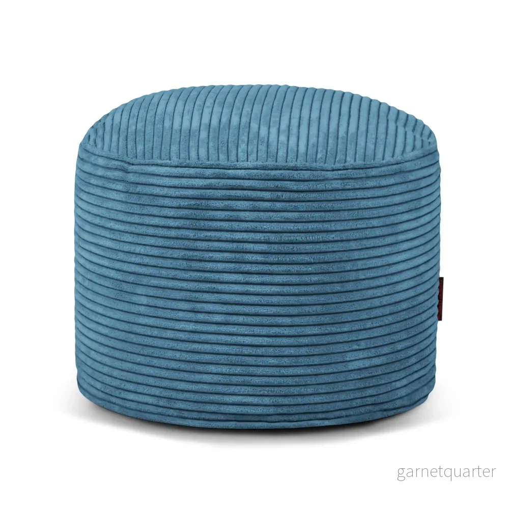 Sittpuff Fotpall Mini Waves Petrol Sittpuff Fotpall Mini Waves Petrol
