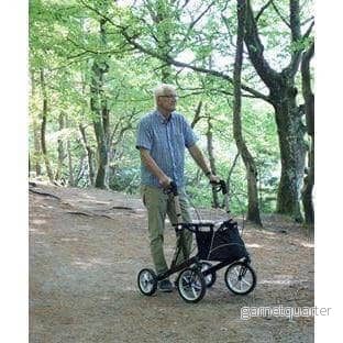 "EXPLORER" utomhusrollator - perfekt för terräng, stötdämpande. AV VÄGEN - Bild 2