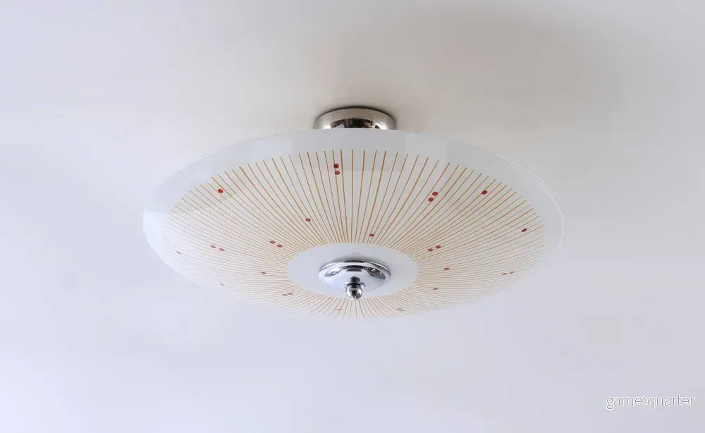 Plafond i glas 1950-tal Nr PL49