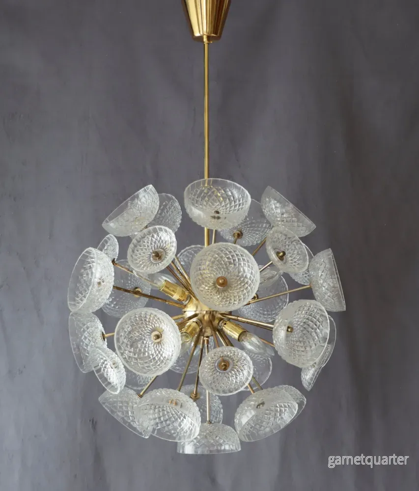 Sputnik Maskros Taklampa 1960-tal Nr A631 Sputnik Maskros Taklampa 1960-tal Nr A631