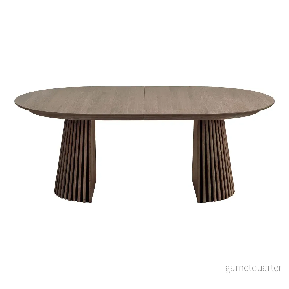 House Nordic Osaka utdragbart matbord 200–300 × 120 cm – rökfärgat - Bild 2