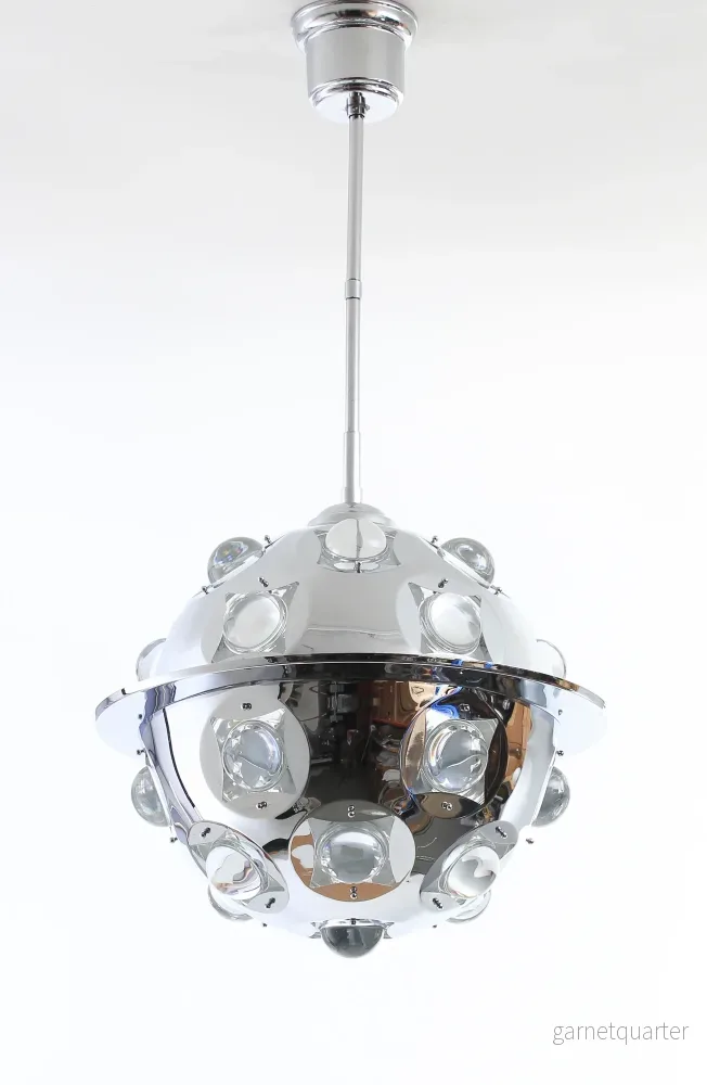 Taklampa Design Oscar Torlasco Milano 1960-tal. Nr A264