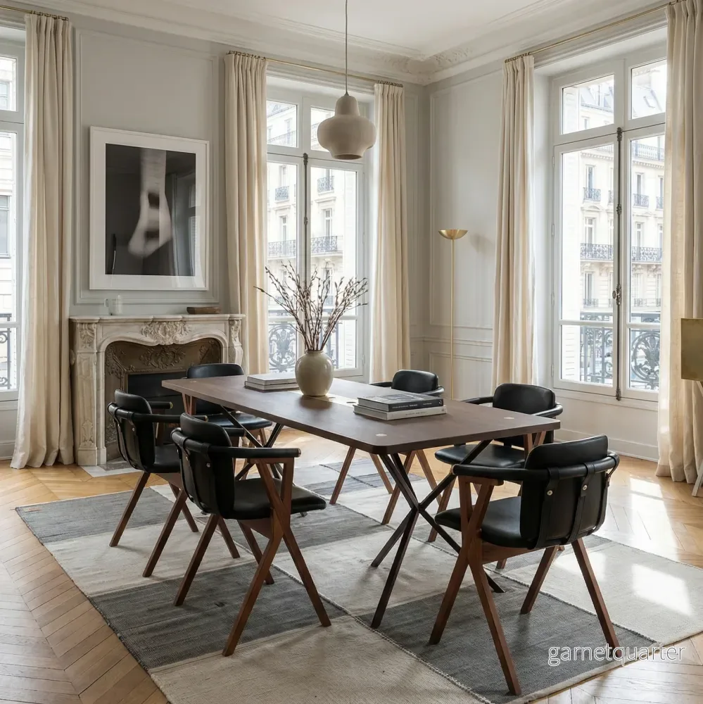 NEB Rectangular Table With Top In Smoked Oak - Bild 2
