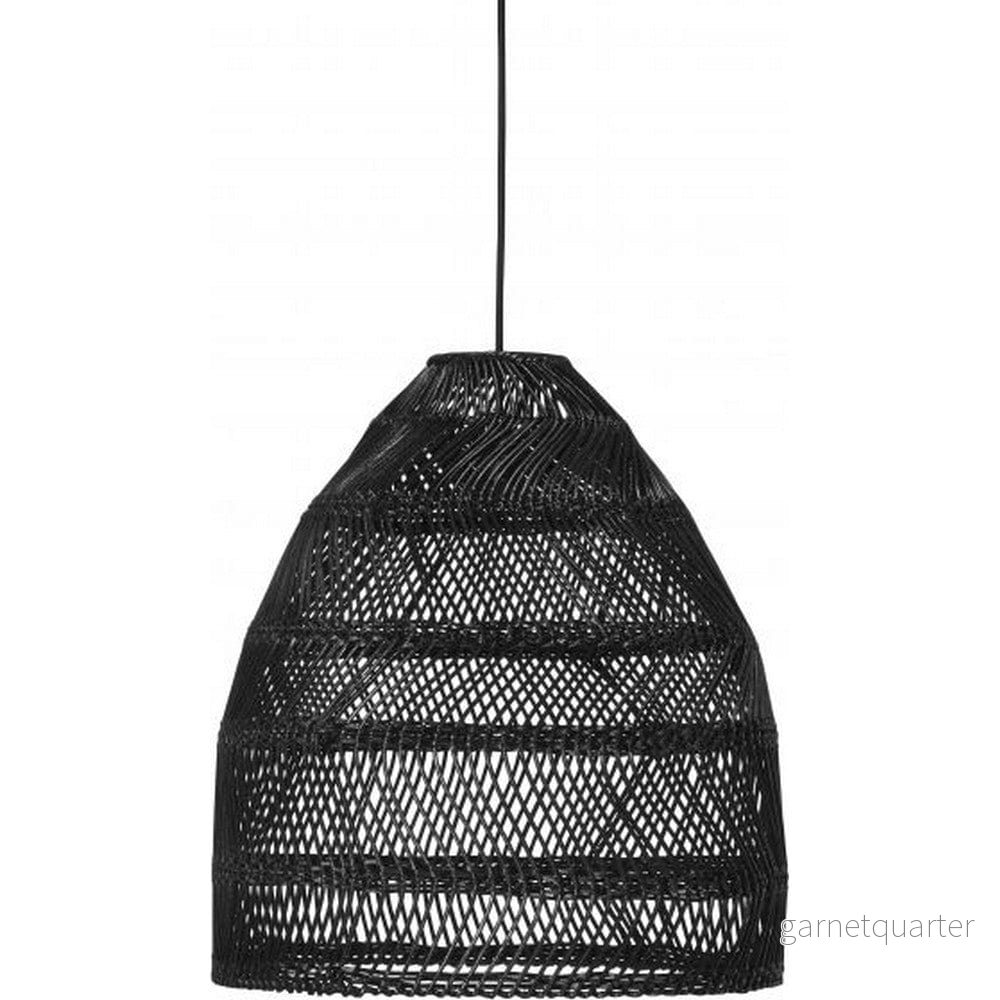 PR Home Taklampa Maja Wicker Black