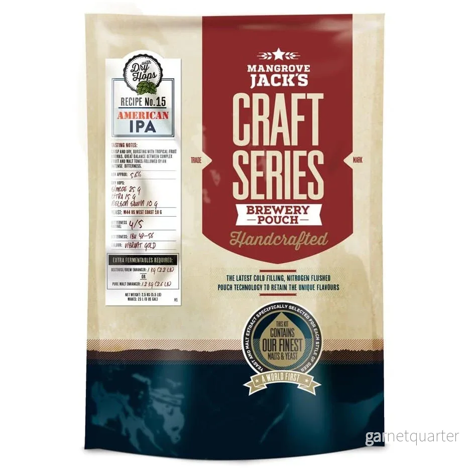 Craft Series American IPA with dry hops ekstraktkit – 2,5kg Craft Series American IPA with dry hops ekstraktkit – 2,5kg