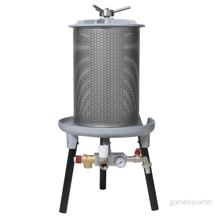 Grifo PEW20 Hydropress 20L – Fruktpress i rostfritt stål