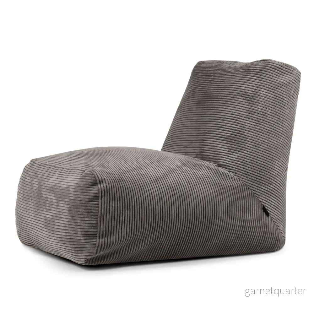 Sittsäck Tube Waves Dark Grey