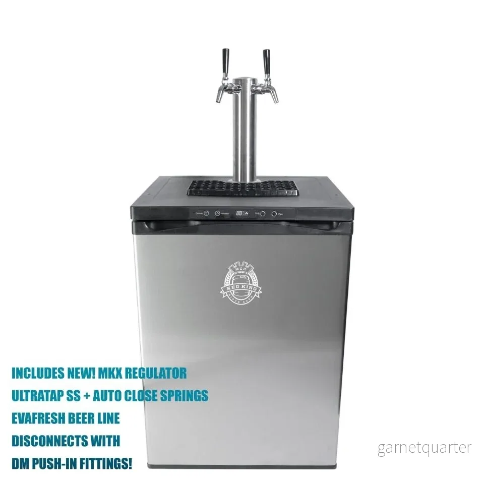 FasTap Edition KegMaster Series XL Kegerator – Två tappkranar – Keg King FasTap Edition KegMaster Series XL Kegerator – Två tappkranar – Keg King