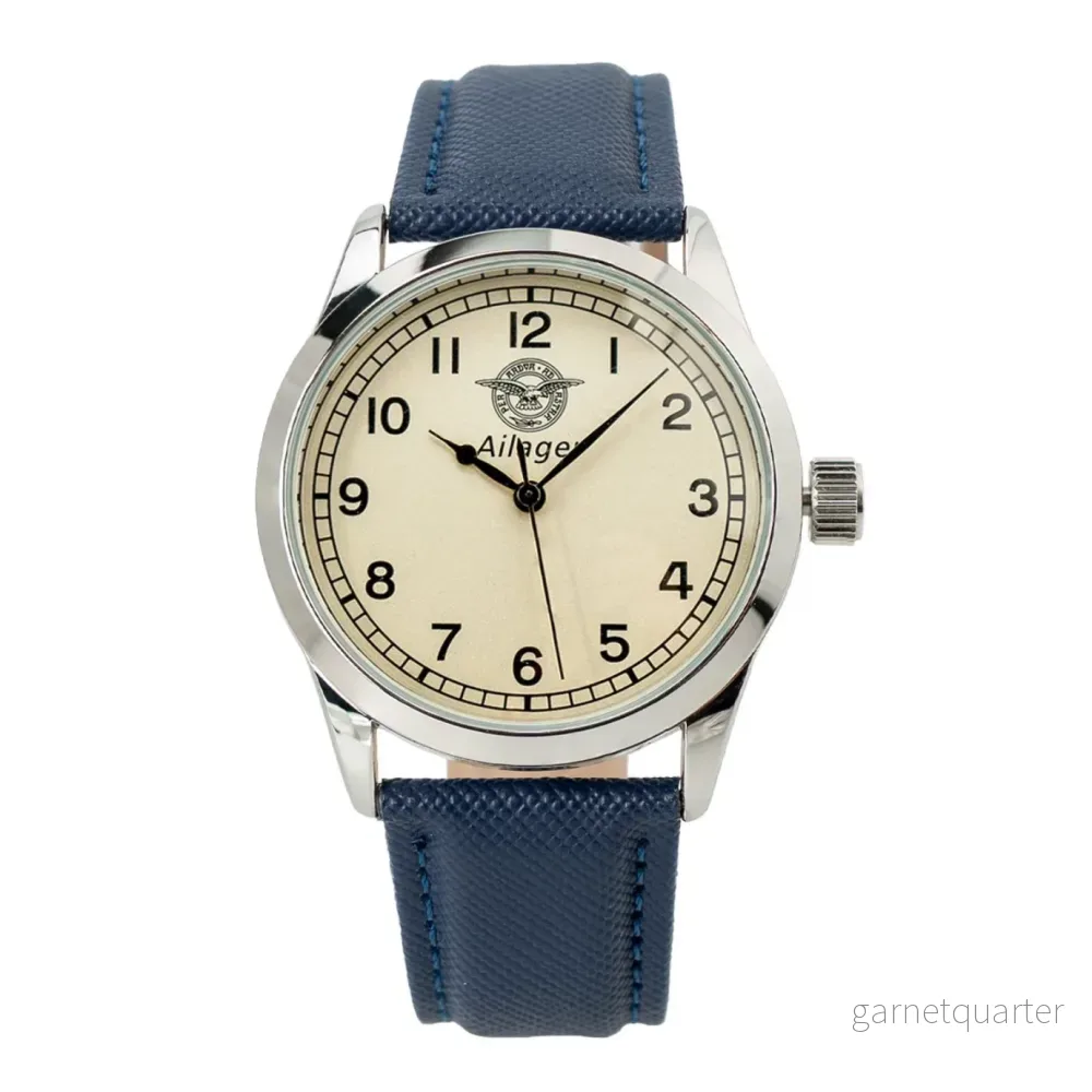 Brittisk RAF-pilotklocka - Blått armband